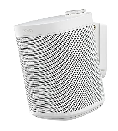 Mountson Wall Mount for Sonos One, SL & Play:1 (Twin Pack, White)