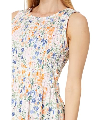 Image of Tommy Hilfiger Women's Tiered Stripe Midi Dress