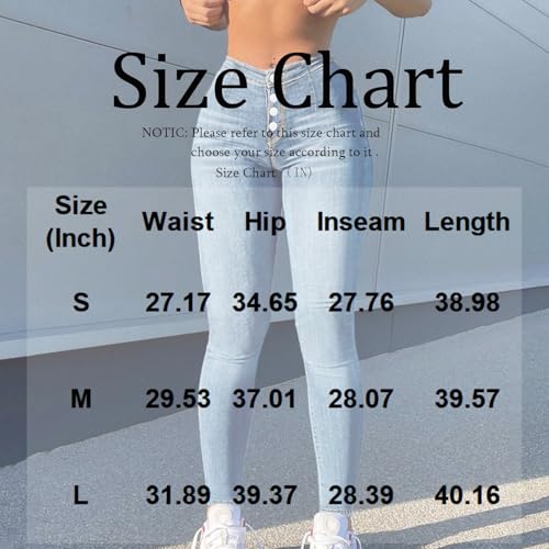 Jean Leggings for Women Tummy Control Mid Rise Elastic Waist Stretch Jeans Button Fly Y2K Regular Denim Pants3