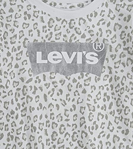 Image of Levi's Girl's Cotton Regular Fit All Over Print High Rise Top