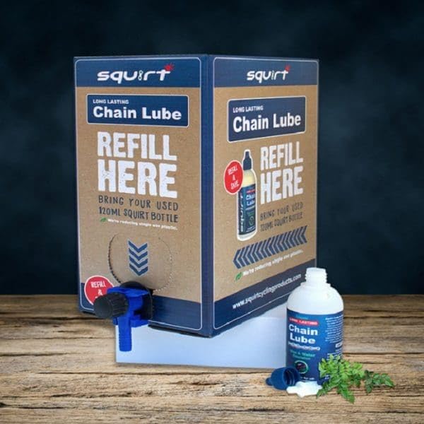 SQUIRT CYCLING PRODUCTS Squirt LUBRICANTE Cadena Cera Larga DURACION 5L Formato Taller Eco-Refill Box Accesorios y recambios bicis, Unisex-Adult, Multicolor