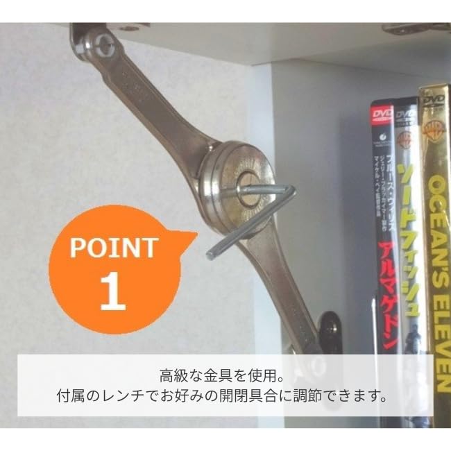 Amazon｜壁掛けCD・DVD収納ラック 幅90 ダークブラウン｜CD