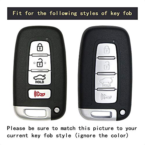 Coque de clé pour émetteurs HYP4F-2 boîtier de télécommande sans clé - 4