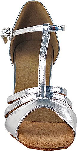 Women's Ballroom Dance Shoes Tango Wedding Salsa Shoes 1683EB Comfortable-Very Fine 2.5"[Bundle of 5]3
