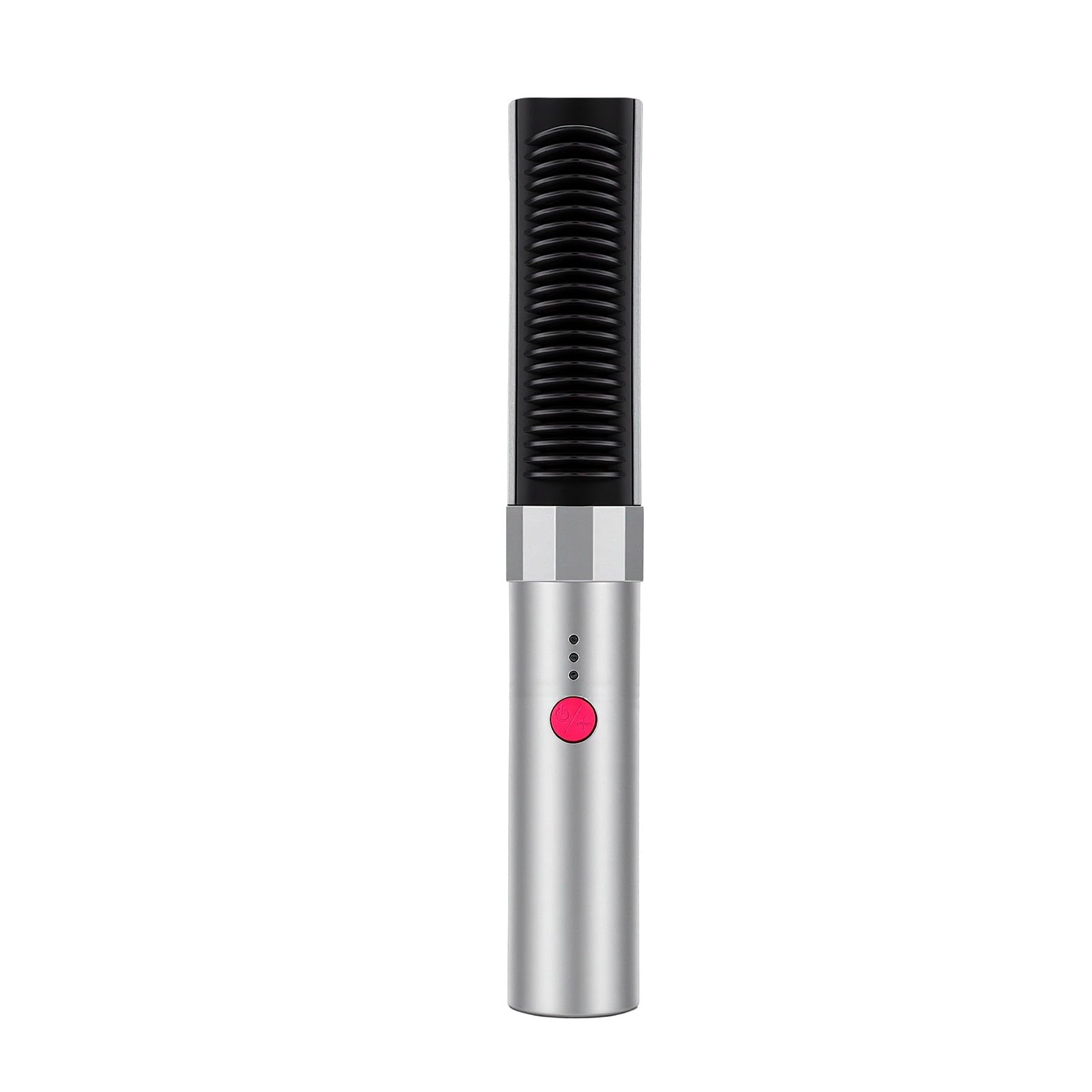 Fabater Haarglättungsbürste, 2 in 1 Kabellose Haarbürste Zum Glätten und Locken, 3 Temperatureinstellungen, Elektrische Anti-Verbrühung Glätter für Frauen, Zuhause, Reisen