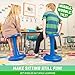 GoSports 18 Inch Wobble Chair - Sensory Stool for Active Kids - ADHD Chair for Classrooms or Home