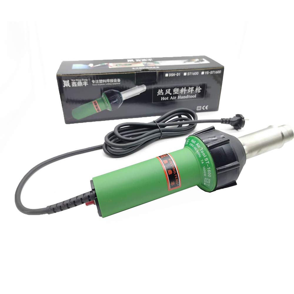 110V Professional Hot Air Welding Kit Plastic Heat Gun Accessories 1600W for PVC Plastic Flooring Linoleum Vinyl Floor — view 2