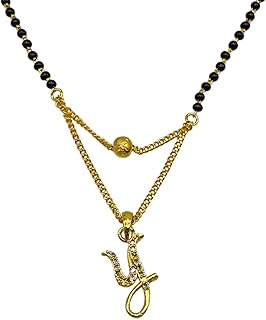 digital dress room Y letter mangalsutra Short Mangalsutra Designs Stylish New pendant alphabet gold name mangalsutra design/ naam wale mangalsutra/ personalised wife husband couple name mangalsutra design (20 inches)-picture-39
