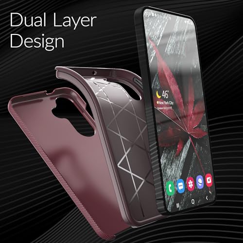 Image of Crave Compatible with Samsung Galaxy S25 Plus Case, Shockproof Protection Dual Layer Case for Samsung Galaxy S25 Plus (6.7 inch) - Berry