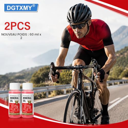 2 x 60 ml Huile Minérale pour Freins Hydrauliques de Vélo, Liquide de Frein – vue 6
