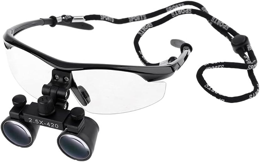 Dental Loupes 2.5X 3. Magnification Binocular Medical Magnifier Dentistry Surgical Optical Glass Lens Dentist