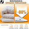 PACKDUDE XXL Sacchi Sottovuoto Piumoni e Coperte I 2 PEZZI I Taglia XXL: 130x90 cm I Sacchetti Sottovuoto Piumoni, Buste Sottovuoto Piumini I Large Vacuum Bags for Bedding I Sacchi Sottovuoto Grandi