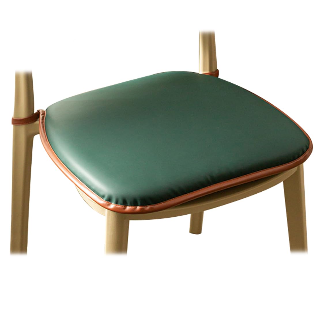 VHJdtE Seat Cushion, Stain-Resistant And Washable Chair Pad|Comfortable Memory Foam|Vintage Seat With Ties(Green)