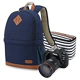 Kattee Women's Canvas SLR DSLR Camera Backpack 14