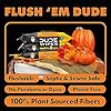 DUDE Wet Wipes- Flushable - DUMPkin Spice with Clove, Nutmeg, and Other Fall Pumpkin Spice Scents - Septic and Sewer Safe Butt Wipes For Adults, Extra Large - 3 Pack, 144 Wipes #4