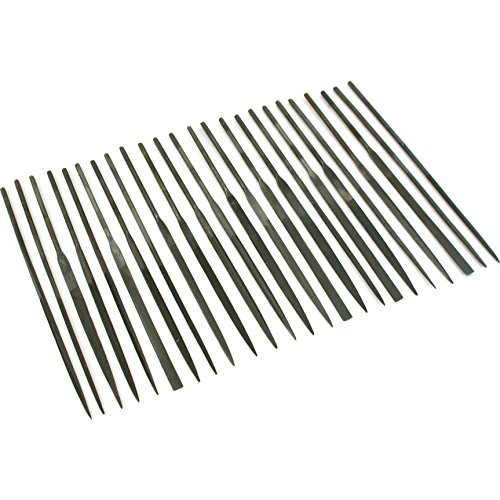 24 Needle Files Jewelers Watchmakers Metal Filing Tools