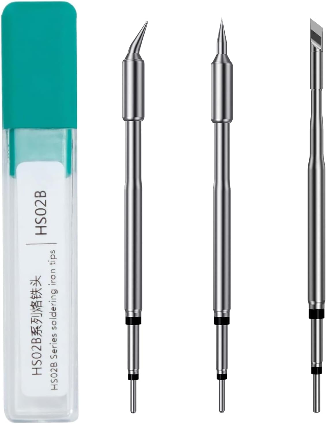 FNIRSI F210 Soldering Iron Tips for HS02B DWS200, F210-K, I, IS Replacement Tips, Constant Temperature Solder Iron Head