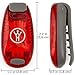LED Safety Light 2 Pack - Nighttime Visibility for Runners, Cyclists, Walkers, Joggers, Kids, Dogs, Relays & More - Clip to Clothes Strap to Wrist, Ankle, Bike, Collar, or Just About Anywhere!