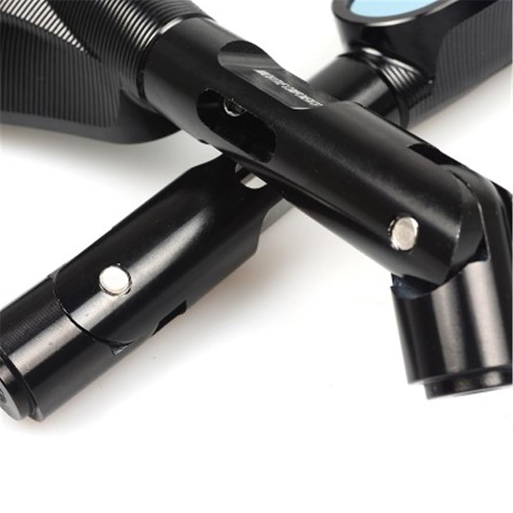 Specchietto retrovisore Universale per Moto Ducati Monster 696 797 Monster 821 Hypermotard 950 848 Argento