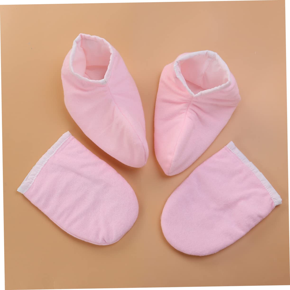 Beavorty 6 Pares Guante Térmico Calentado Mitones Calentadores De Cera De Parafina Guantes De Cera De Parafina Guantes Para Manos Secas Cubierta De Pie De Parafina Producto Spa