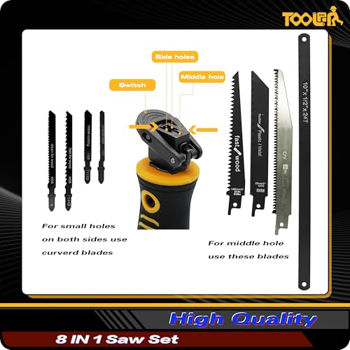 8-In-1 Multi Blade Hand Saw