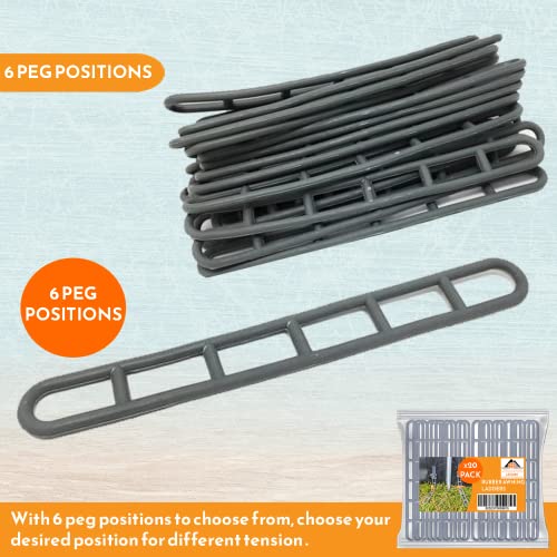 Xtremeauto Caravan Awning Ladders Straps - X20 Awning Ladder Straps Tie Kit, Rubber Strap For Awnings, Easily Secure Caravan Awning, All Peg Types, Caravan Awning Accessories - Image 2