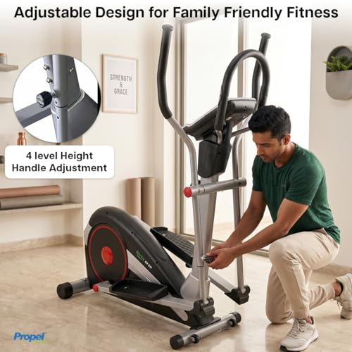 Image of Propel FitnessOne CX 83i Premium Elliptical Cross Trainer | Heavy-Duty 140 Kg Capacity | 14 Kg Flywheel | 15-Level Magnetic Resistance | 15 inch Performance Stride