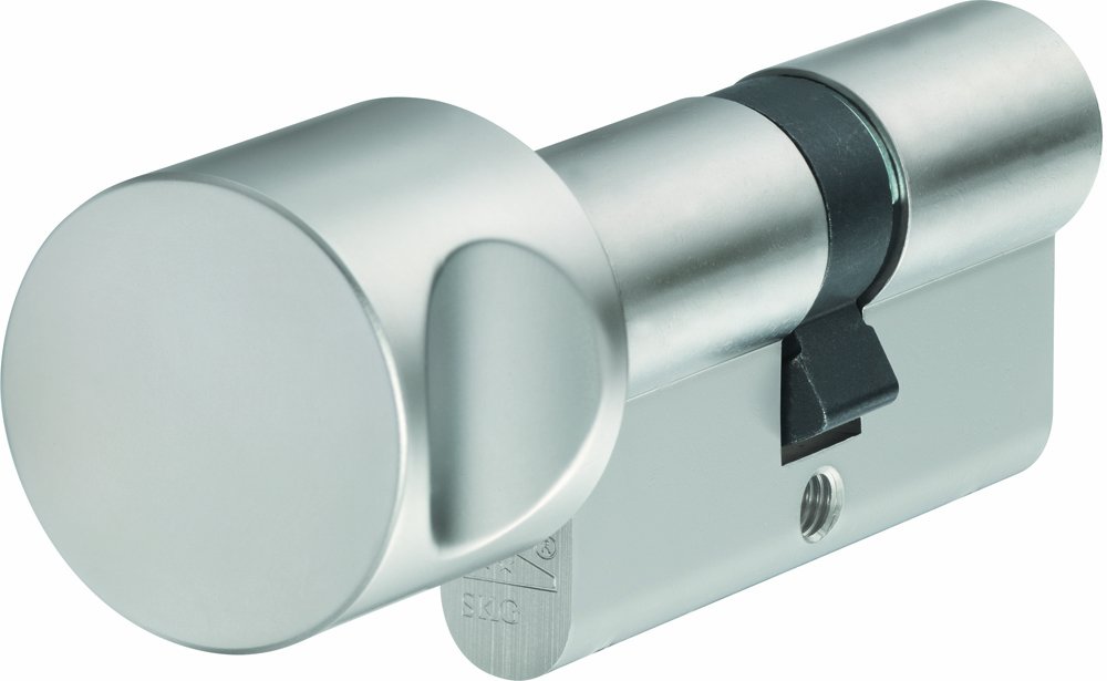 ABUS Mechanical KE60NP Euro Thumbturn Cylinder Nickel Pearl Z45mm / K30mm Box A