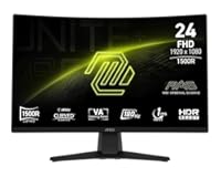 MAG 242C 24-inch 1920 x 1080 &lpar;FHD&rpar; Gaming Monitor&comma; 180Hz&comma; Adaptive-Sync&comma; HDMI&comma; DisplayPort&comma; VESA Mountable&comma; Tilt&comma; Height Adjustable&comma; Speaker&comma; 1ms&comma; Black