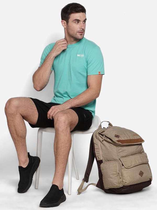 Image of Wildcraft Men's Solid Regular Fit Polo Shirt