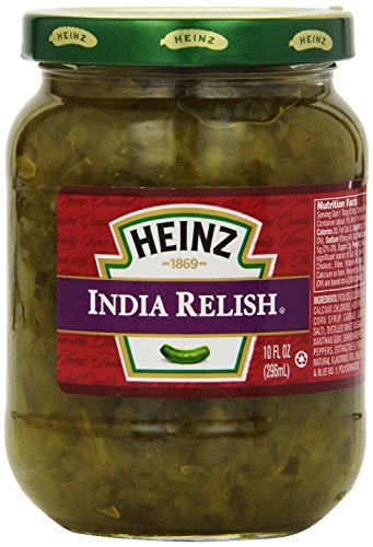 Heinz India Relish 10oz Glass Jar (Pack of 3)