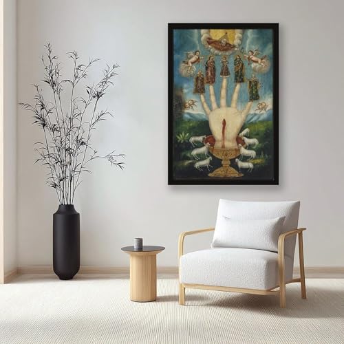 Impression sur toile décoration murale The Five Persons Unknown cadre 40x61