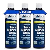 Trace Minerals ConcenTrace Tropfen | 72+ Mineralien, ionisches flüssiges Magnesium, Chlorid, Kalium...