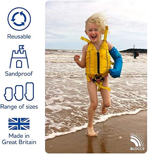 Bloccs Waterproof Cover for Plaster Cast Arm, Swim, Shower & Bathe. Watertight Protector - #CA79-M - Child Arm (Medium)