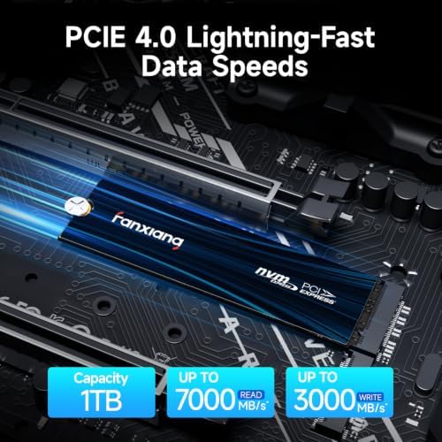 Miniatura 4 de fanxiang SSD NVMe PCIe Gen4 1TB (compatible PS5)