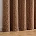Chezmoi Collection Sedona 4-Piece Southwestern Wild Horses Window Curtain Set, Russet Brown
