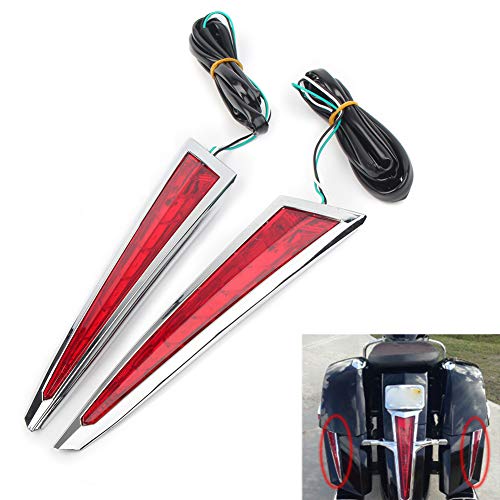 GZYF Motorcycle Rear Saddlebag Brake Light Kit Compatible with Victory Cross Country/Cross Country Tour 2010-2017, Cross Roads 2010-2014, Cross Roads Hard-Ball 2012-2013, Magnum 2015-2016