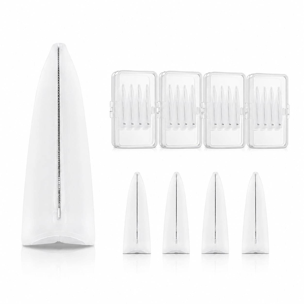 U DermaSE + 16 Replaceable Blades - Sonic Dermaplane Tool Replacement Blades (Device Not Included)
