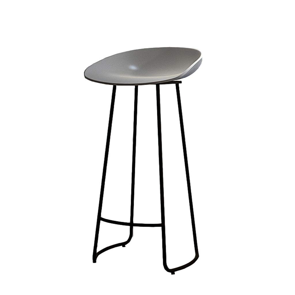 Tabouret de bar confortable pour éviter le mal de dos avec dossier et repose-pieds en métal