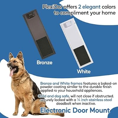 PlexiDor Performance Electronic Automatic Door Mounted Cat & Dog Door