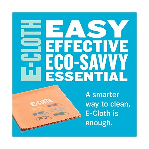 e-cloth Glasses 3 Pack Microfiber Cleaning Cloths, Orange, 3 – Bild 5