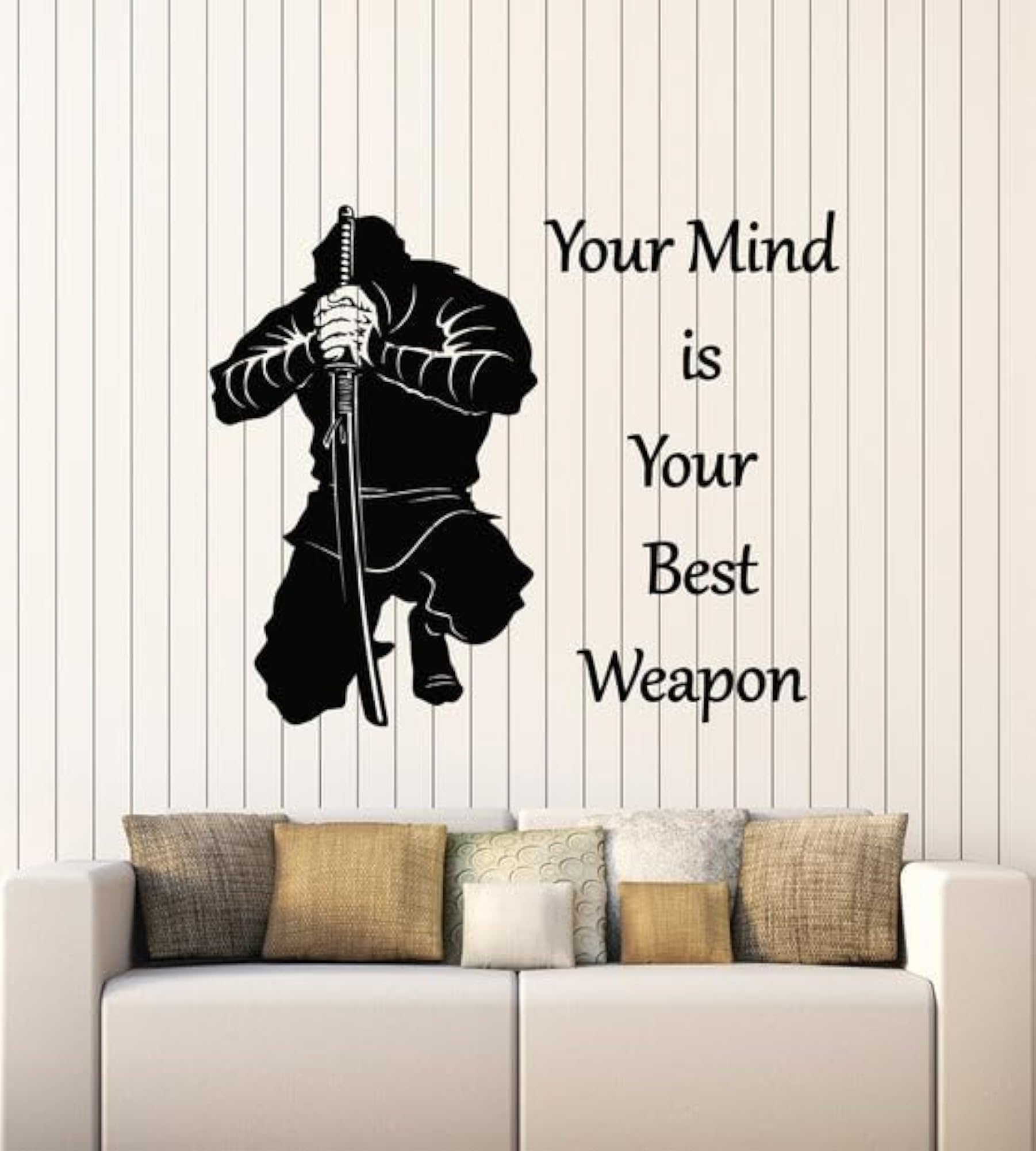 Samurai Quote Vinyl Wall Art Decal