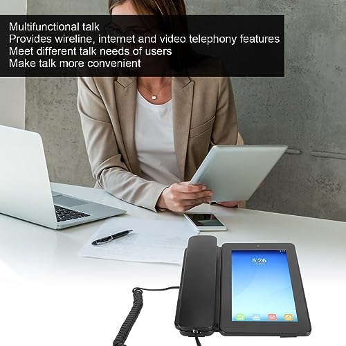 Telefone e dispositivo VoIP, telefone fixo de rede VOIP suporta gravação automática e manual, tela s