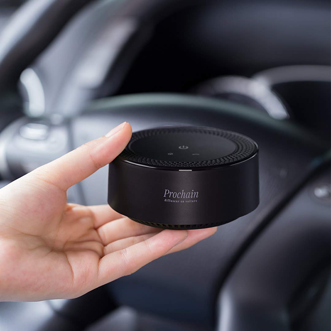 YONGYAO Electronic Car Auto Sensing Space Profumatore per Ambienti a Doppio Uso da-Nero