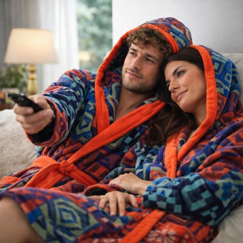 Albornoz de Algodón 500g Top Towel Jacquard Suave con Acabado Terciopelo 4