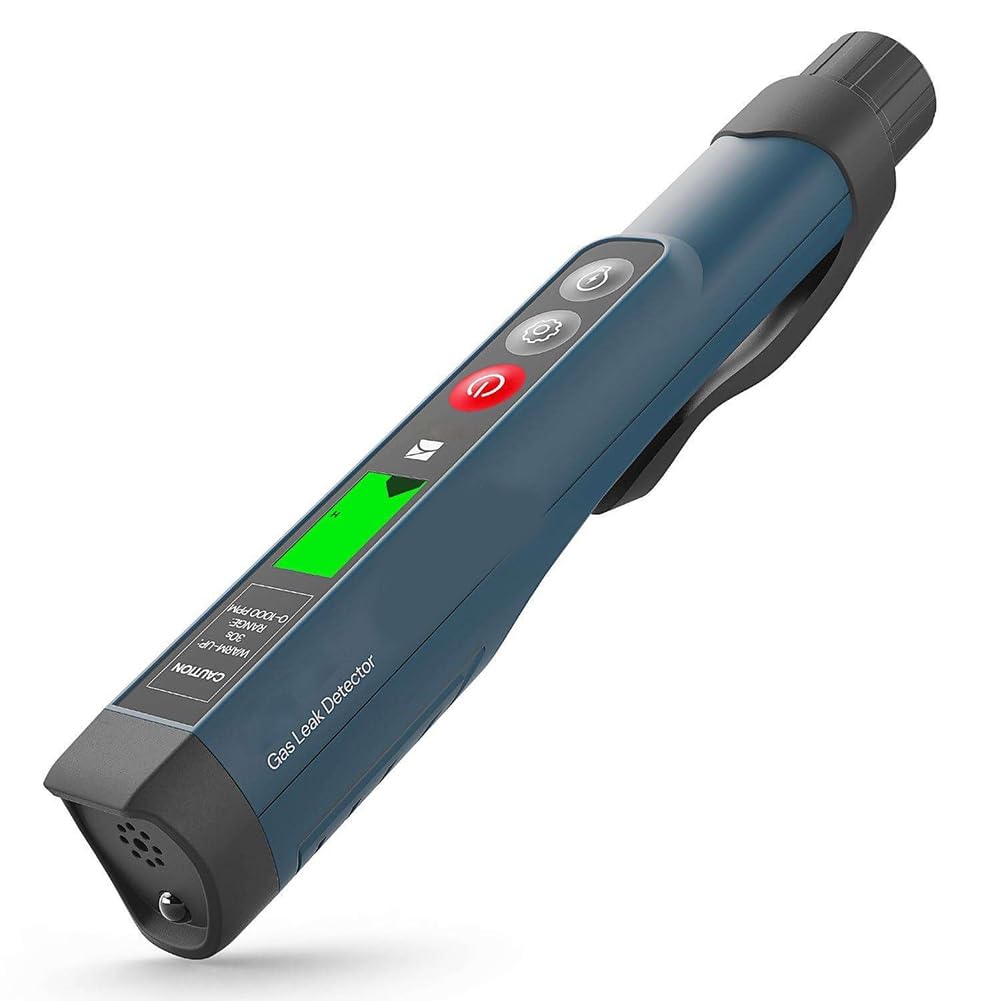 Jnchdghwa Methane LPG Alcohol Combustible Gas Leak Detector Analyzer with Audible Visual Alarm for Natural Co2 Detection Professional