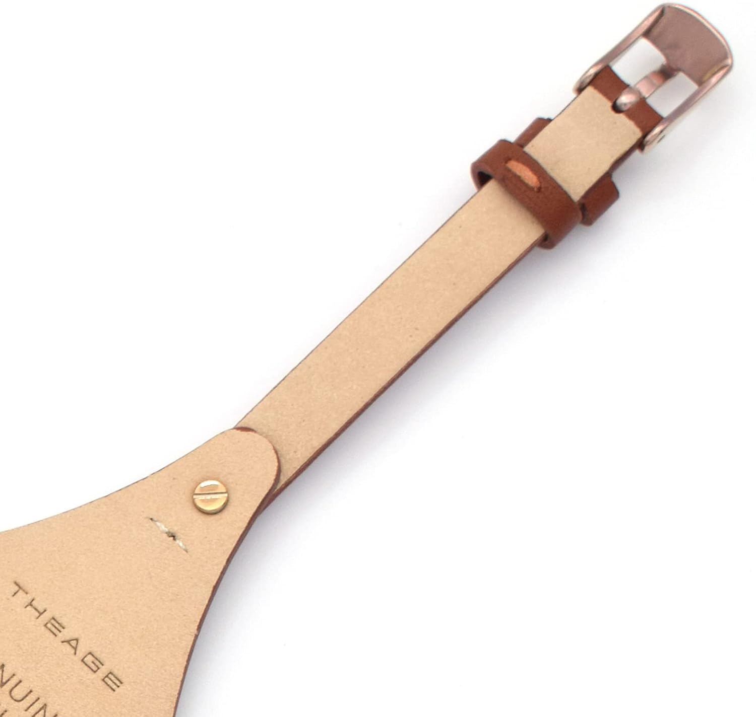 bullish 8mm Spring Bar Genuine Leather Watch Strap Replacement for Fossil ES3148 ES4119 ES4176 ES3262 ES3077 (brown)