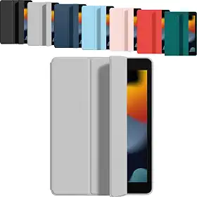 Capa Magnética para iPad 10ª e 11ª Geração MSATech – Case Fino de Silicone Premium com Suporte Ajustável, Função Sleep/Wake Automática e Proteção Translúcida Compatível com Modelos A16 (Cinza)