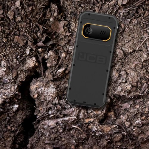 Jcb Tradesman 4 Feature Robustes und Robustes wasserdichtes Telefon Handy SIM-freies Dual-SIM-Telefon TP1242 - Schwarz – Bild 4