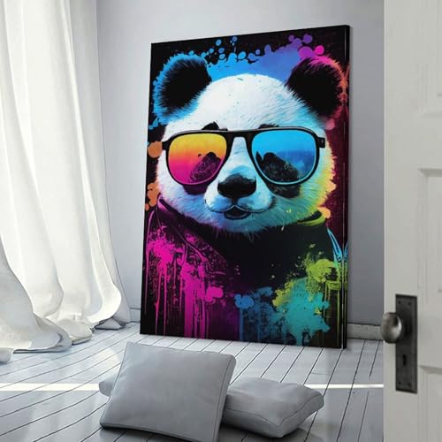 Décoration murale PopArt panda pour chambre, un style moderne au quotidien